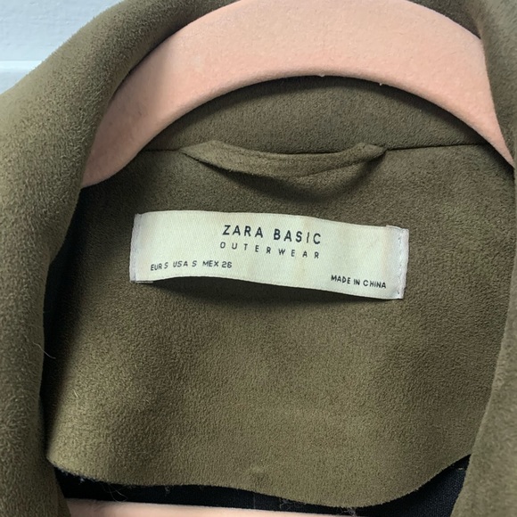 Zara brown suede jacked Size Small, US 4 - Picture 5 of 5